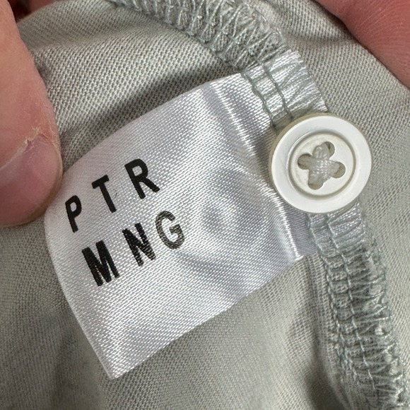 Peter Manning Short Sleeve‎ Polo Shirt Mens Size Small 3 Grey Chest Pocket Golf - Picture 4 of 10